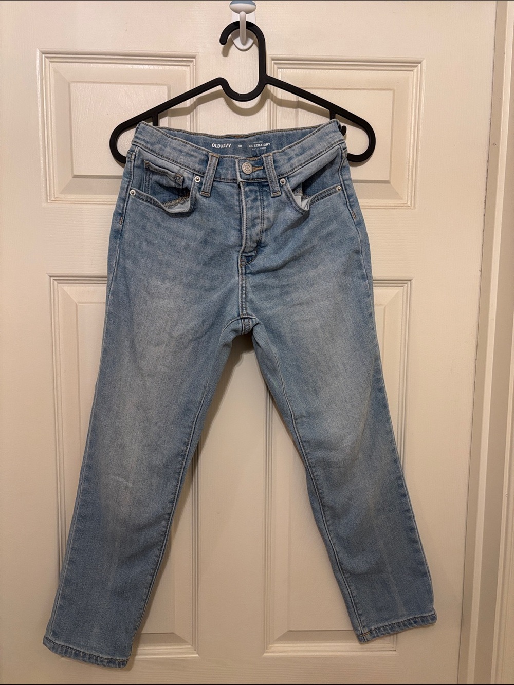 Old Navy Light Blue Kids Straight-Leg Jeans